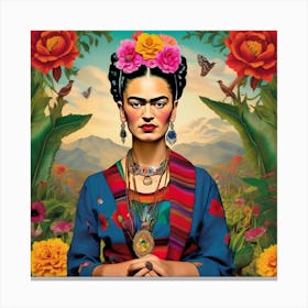 Frida Kahlo A Captivating Mexican 8 Canvas Print
