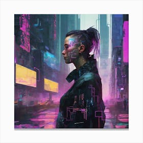 Cyberpunk 7 Canvas Print