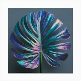 Minimal Leaf Jungle Art Canvas Print