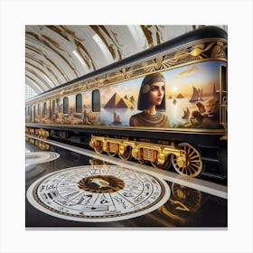 Egyptian Train 3 Canvas Print