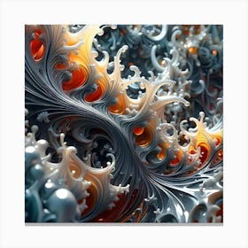 Waves Of Life 9 Canvas Print