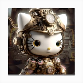 Hello Kitty Steampunk 6 Canvas Print