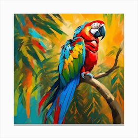 Colorful Parrot Canvas Print