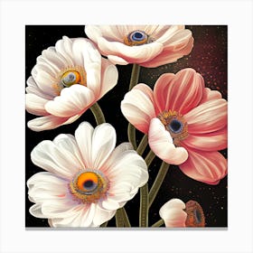 Anemone Flowers 17 Canvas Print