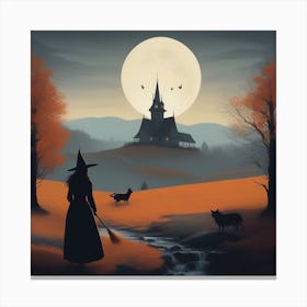 Witch In The Woods 1 Canvas Print