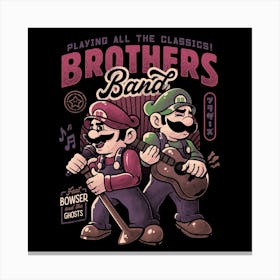 Bothers Band Square Canvas Print