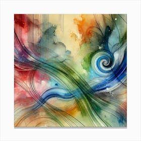 Abstract Painting 5 Canvas Print