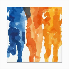 Three Runners Canvas Print