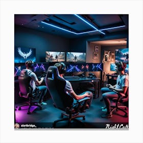 Gaming Room 1 Canvas Print