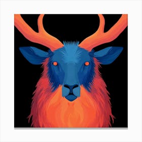 Deer Head 3 Canvas Print