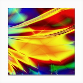 Abstract Fractal Color Concept Colors Colorful Canvas Print