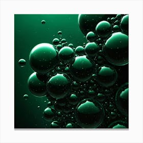 Water Bubbles Canvas Print