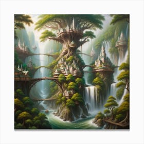 Fairytale Forest 1 Canvas Print