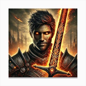 Ronan Ashheart Portrait Canvas Print