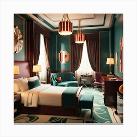 Hotel Room 4 Canvas Print