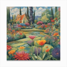 Garden In Bloom Canvas Print