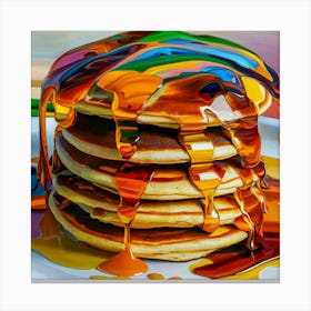 Colorful Pancakes Canvas Print