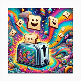 Cosmic Toaster Canvas Print