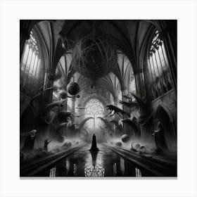 Dark Cathedral 1 Canvas Print