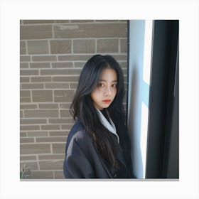 AI Jisoo high school Canvas Print