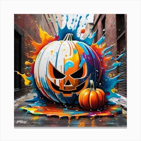 Halloween Pumpkin Canvas Print
