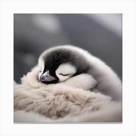 Sleeping Penguin Canvas Print