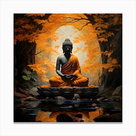 Meditation Series 02 By Csaba Fikker For Ai Art Depot 14 Canvas Print