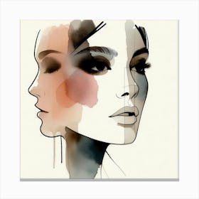 Portrait Of A Woman 23 Canvas Print