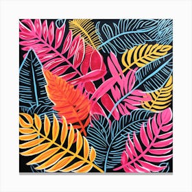 Tropical Leaves 3 Canvas Print