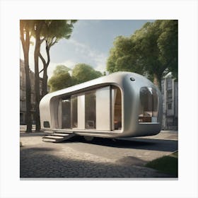 Futuristic Mobile Home 7 Canvas Print