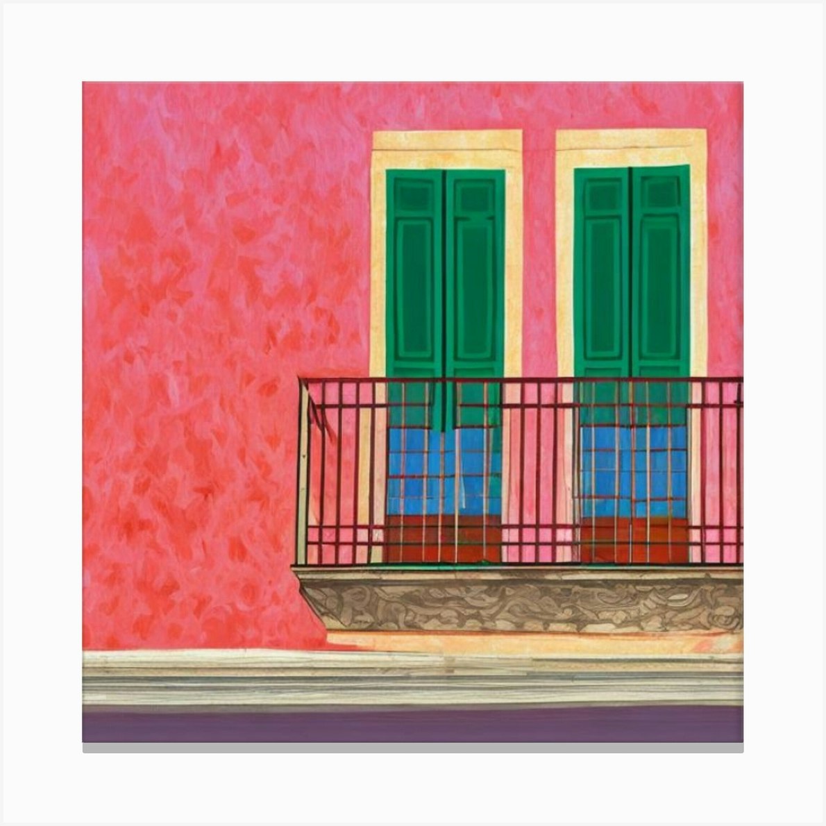 Picture Window Square Canvas Prints, Wall Art