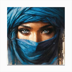 Powerful Tuareg Woman #6 Canvas Print