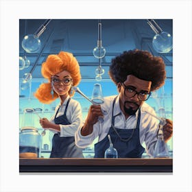 Science Nerd Canvas Print