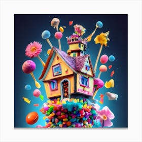 Treehouse of candy 6 Canvas Print