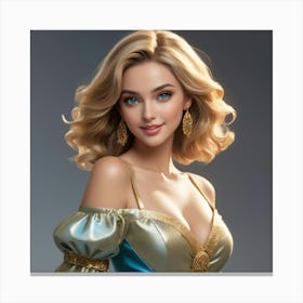 Cinderella 34 Canvas Print