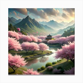 Cherry Blossoms Canvas Print