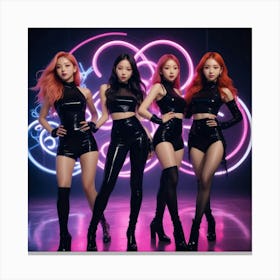 Kpop Girl Group Canvas Print