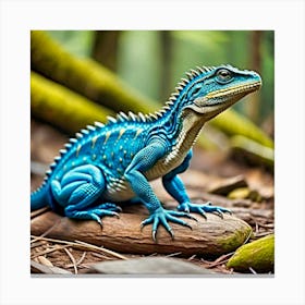 Blue Lizard 1 Canvas Print