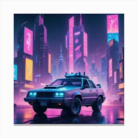 Back To The Future Canvas Print