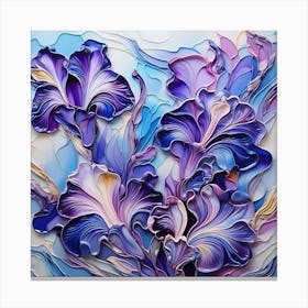 Purple Iris 6 Canvas Print