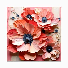 Paper Flowers Canvas Print