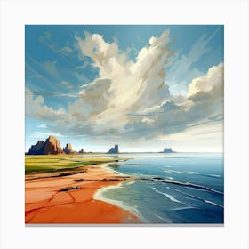 Landscape Painting Canvas Print