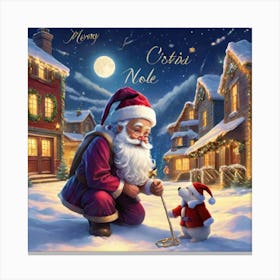 Christmas Santa Canvas Print