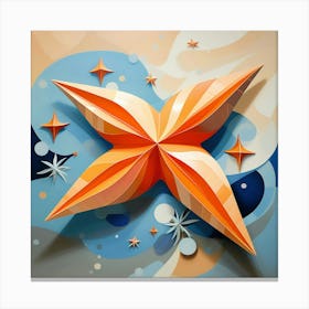 Abstract modernist starfish 1 Canvas Print