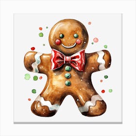 Gingerbread Man 22 Canvas Print