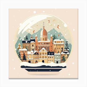 Colmar France Snowglobe Canvas Print