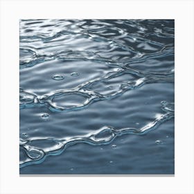 Realistic Water Flat Surface For Background Use Trending On Artstation Sharp Focus Studio Photo (2) Canvas Print