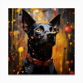 Brooding Dark Art Guardian Canvas Print