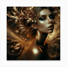 Golden Angel 2 Canvas Print