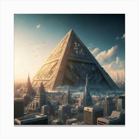 Futuristic City 2 Canvas Print